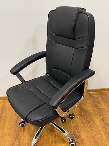 qedimi kreslo: Yeni, Təkərli, Qolları tənzimlənir, Dəri — 6