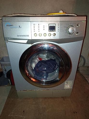 Aristonlar: Paltaryuyan maşın Daewoo, 7 kq, İşlənmiş, Avtomat, Qurutmasız, Ünvandan götürmə — 1