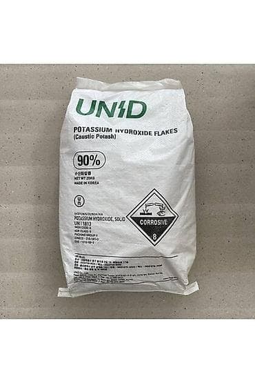 UNID Potassium Hydroxide Flakes (Caustic Potash) – 90% Məhsul