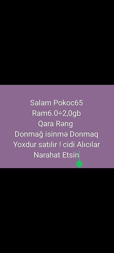 telefon 50 manata: Poco C65, 128 GB, rəng - Qara, Barmaq izi — 1