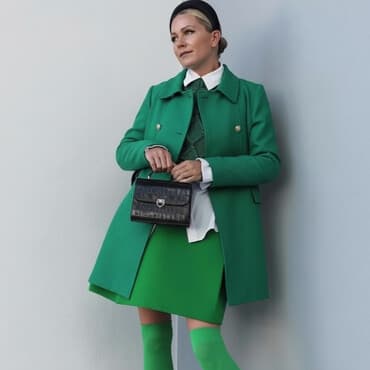 zara hirka: Palto, Zara, M, L, rəng - Yaşıl — 1