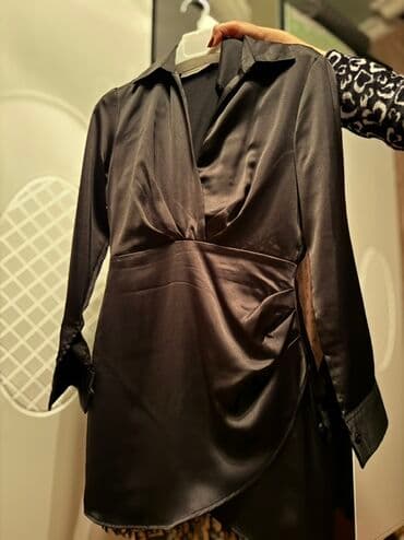 meryem hicab: Qara atlas mini don - Material: parlaq atlas (saten effektli), xovlu — 3