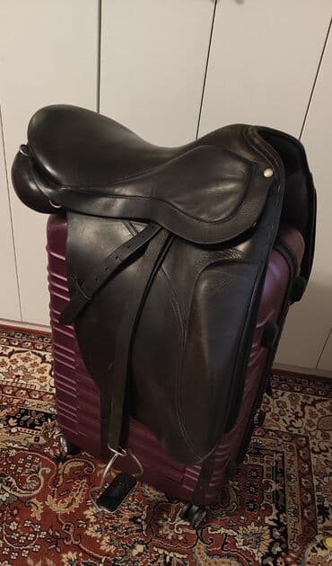 at yəhərləri: At çaparı üçün dəri yəhər. Almaniya istehsalı professional, gözəl — 1