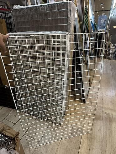 setka: Mağaza və ticarət obyektləri üçün metal tor stend paneli / gridwall — 5