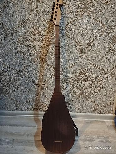 sazlar: Elektrik saz – piezo/preamplifikatorlu - Korpus: ağac, tünd qəhvəyi — 3