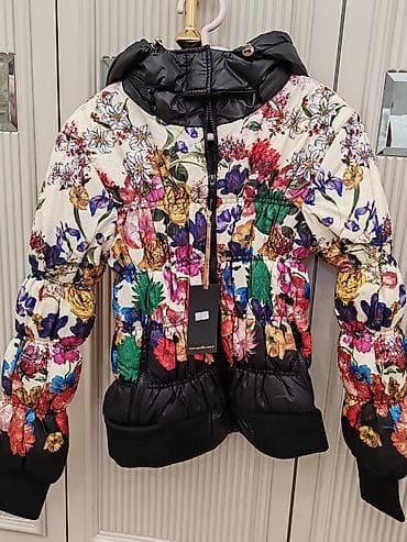 Qız uşaqları üçün naxışlı qış gödəkçələri - Modellər: 3 fərqli dizayn — 1