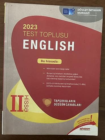 Məhsul: “2023 Test Toplusu – English” (DİM) Xüsusiyyətlər: - 2 — 4