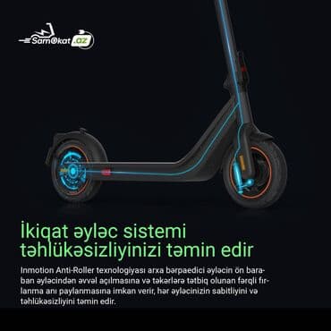 электроскутер в баку: Yeni Elektrik samokat 10", 501 - 750 Vt, 26 - 35 km/s, Rayonlara çatdırılma, Ünvandan götürmə, Pulsuz çatdırılma — 2