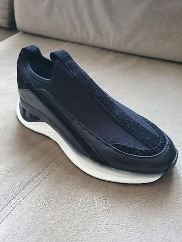 Balenciaga BB slip-on kişi ayaqqabısı - Rəng: qara, kontrast ağ orta — 1