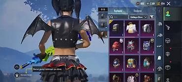 PUBG Mobile hesabı – qadın obrazlı, zəngin əşya və dekor dəsti - — 3