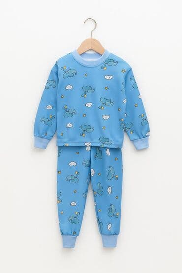 Məktəbli forması: Uşaq pijama dəstləri – 2 hissədən ibarət rahat komplekt - Üst və — 8