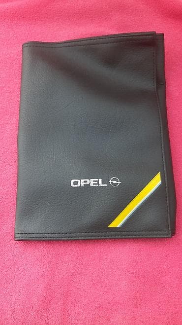 чехол для дисков: Opel markalı sənəd qabı / maşın kitabçası cüzdanı - Material: qara — 1