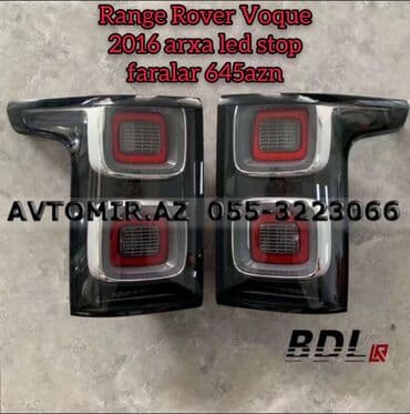 led stoplar: Range rover voque 2016 arxa led stop faralar 645azn *avtomir.Az* / — 1
