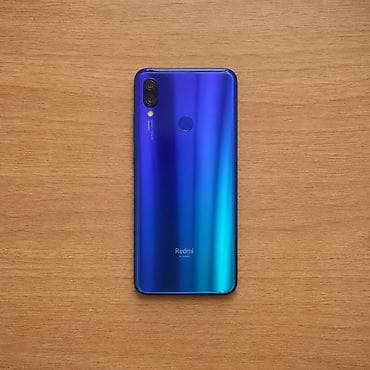 Redmi Note 7, 32 GB, rəng - Göy, Sensor, Barmaq izi, İki sim kartlı — 1