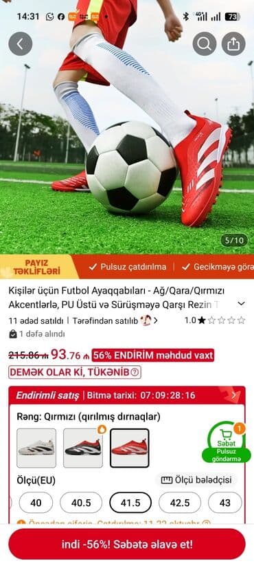 Kişilər üçün futbol ayaqqabıları – Predator Techfit dizaynı - Rəng