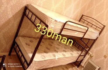 двуспальная кровать с подъемным механизмом: Для девочки и мальчика, Новый, Кровать, Без матраса, Без выдвижных ящиков — 4