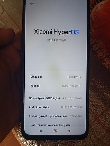 poco c40: Poco C75, 256 GB, rəng - Qara — 3