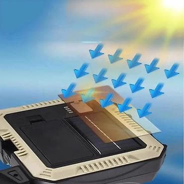 Məhsul: Günəş enerjisi ilə işləyən portativ fənər və işıq proyektoru — 6