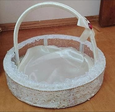 Xonça: Məhsul: Xonça dəsti (3 ədəd) Təsvir: - 1 ədəd dairəvi qırmızı xonça — 3