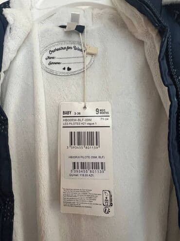 Məktəbli forması: Kurtka fransız brendidir Orchestra. Dəniz Mall-dan alınıb. Yenidir — 2