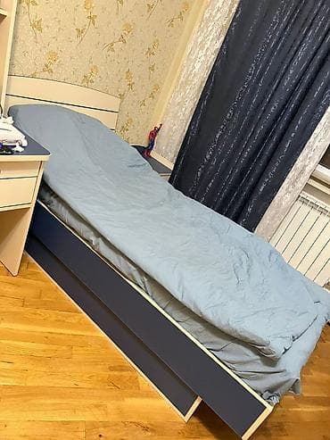 fırlanan stollar: Oğlan və qız üçün, Yazı masası, Dolab, 2 tumba — 9