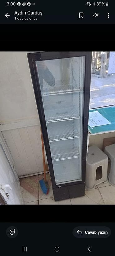 soyuducu vitrin: Süd məhsulları üçün, 185 * 55 * 55 — 2