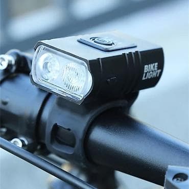 velosiped işıq: Velosiped üçün ön fənər və arxa lazer stop işığı. lazer işıq batareya🔋 — 6