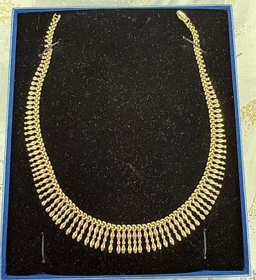 Zərgərlik əşyaları: Boyunbağı, Sarı qızıl, 585 Əyar, 40 g, Ünvandan götürmə — 2