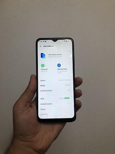 irshad telecom iphone 8 plus: Oppo 64 GB, rəng - Mavi, Barmaq izi — 3