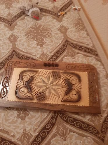 Тренажеры: Taxta nərd dəsti - Material: tam ağacdan əl oyma işləri ilə — 3