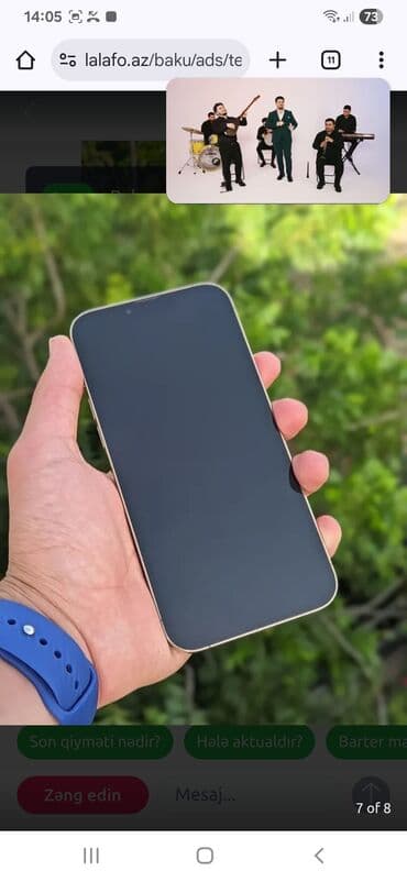 ikinci el 15 pro max: IPhone 15 Pro Max, Natural Titanium — 2