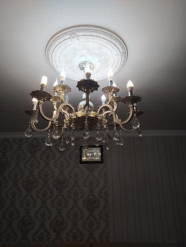 Картины и портреты: Люстра, 10 и более ламп, Металл — 4