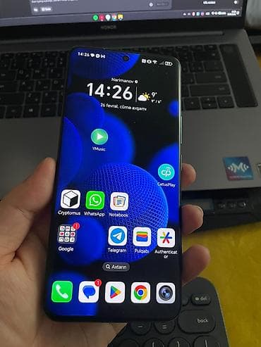 iphone 13 pro max en ucuz: Honor 90, 512 GB, rəng - Yaşıl, Barmaq izi, İki sim kartlı, Face ID — 1