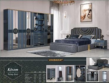 Kösəm yataq dəsti – Woodpecker Fabrik istehsalı mebellərin topdan