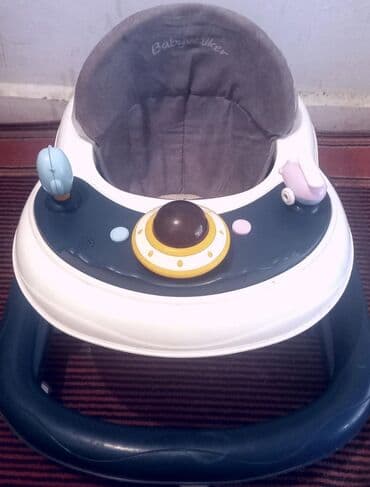 Uşaq gəzdiricisi (Babywalker) - Rənglər: tünd yaşıl-altlıq, ağ — 3