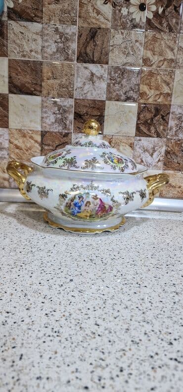 Sup qabları, 1 əd, rəng - Ağ, Farfor