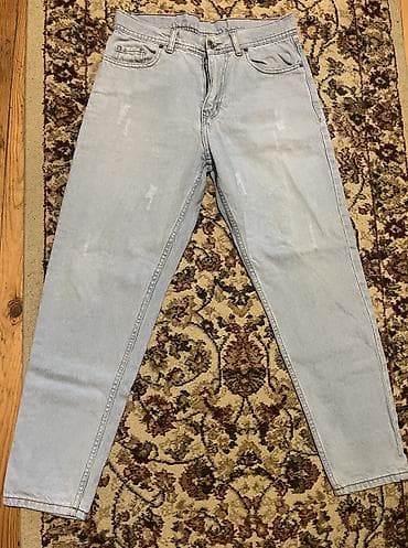 çoban geyimi: Məhsul: Açıq mavi rəngli kişi cins şalvarı - Klassik 5 ciblə dizayn — 1