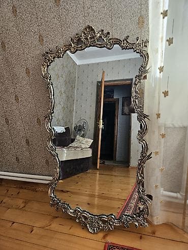 Güzgülər: Güzgü Döşəmə üstü, Dekorativ, Naxışlı — 1