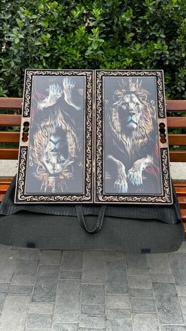 каркасные бассейны в баку: Məhsul: Taxta nərd taxtası (oyma və bəzəkli) - Material: Tam qoz — 8