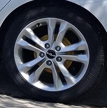 mopedlər ucuz: Kia Hyundai üçün orijinal yüngül lehimli disklər və təkərlər dəsti 17r — 1