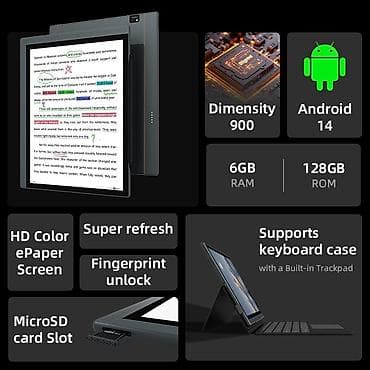 rimalikan tablet: Ultra-nazik Rəngli E-Ink Ağıllı Planşet - Dimensity 900 çipseti - — 2