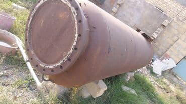 pegah yağ: Sənaye tipli metal çən - Material: qalın divarlı demir - Silindrik — 3