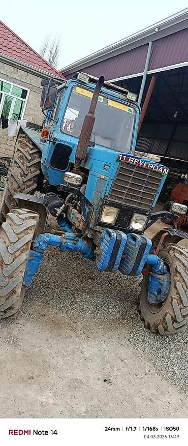 Belarus MTZ-82.1 təkərli traktor - 4x4 (ön dartı) aqreqatlı - — 7