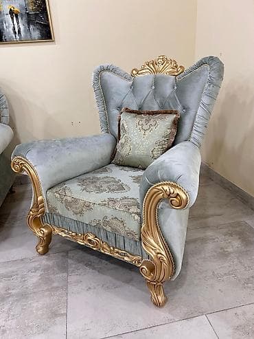 Divan və kreslo dəstləri: Klassik divan, Divan, Bazasız, Açılmayan — 2