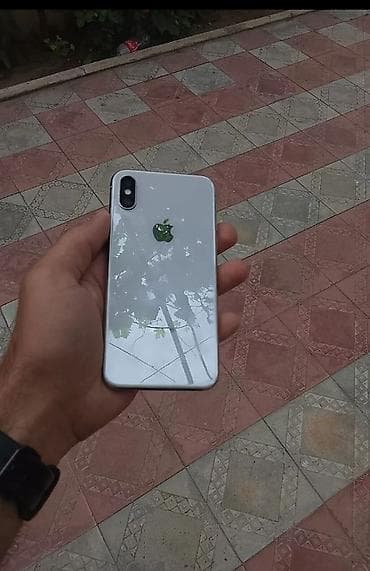 saxta iphone: IPhone X, 64 GB, Gümüşü, Qırıq — 2