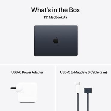 macbook air: Tezeq ciziqsiz Karobkada az islenilib Apple MacBook Air 13″ (Midnight — 2