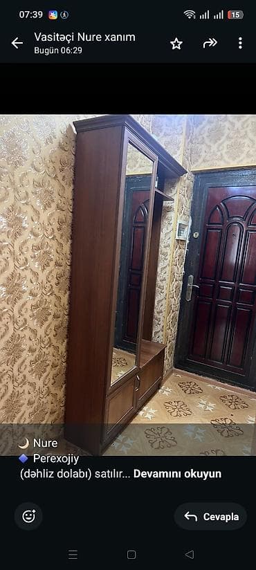🌙 Nure 🔹 Perexojiy (dəhliz dolabı) satılır Qiymət _*70 azn* Eni