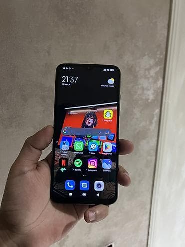 Kompüter, noutbuk və planşetlər: Redmi 9T, 128 GB, rəng - Qara, Barmaq izi — 1