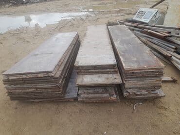 Metal lövhələr – konstruksiya və qəlib işləri üçün - Material: Polad
