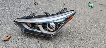 07 arxa kapot: Sol, Yaxın və uzaq vuran işıqlar Hyundai, Orijinal — 5